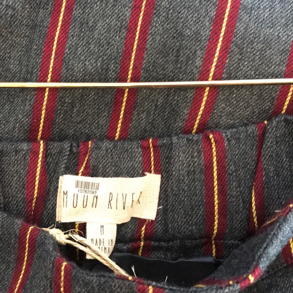 ANTHROPOLOGIE MOON RIVER PEPLUM PENCIL  SKIRT